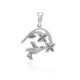 Hummingbird Sterling Silver Pendant TPD4088