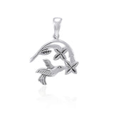 Hummingbird Sterling Silver Pendant TPD4088 - Jewelry