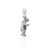 Bear Sterling Silver Pendant TPD4089 - Jewelry