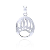 Bear Paw Sterling Silver Pendant TPD4090 - Jewelry