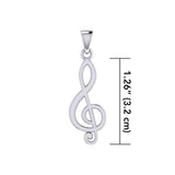 Music G clef Symbol TPD4115 - Jewelry