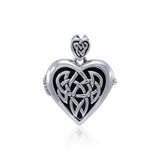 Celtic Heart Aroma Locket Pendant TPD4129 - Jewelry