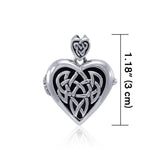 Celtic Heart Aroma Locket Pendant TPD4129 - Jewelry