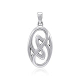 Celtic Knotwork Sterling Silver Pendant TPD4134 - Jewelry