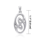 Celtic Knotwork Sterling Silver Pendant TPD4134 - Jewelry