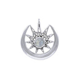 Star on Crescent Moon Pendant TPD4233 - Jewelry