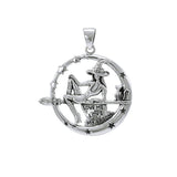 Salem Witch Sterling Silver Pendant TPD4245