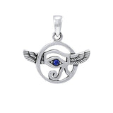 Look into the Eye of Horus ~ Sterling Silver Jewelry Pendant TPD4252