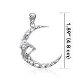 Celtic Knot Moon Goddess Pendant TPD4322 - Jewelry