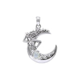 Celtic Knot Moon Goddess Pendant TPD4323