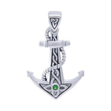 Celtic Anchor Gemstone Pendant TPD4366 - Jewelry