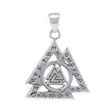 Viking Rune Valknut Pendant TPD4388