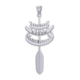 Viking Njord God Ship Silver Pendant TPD4389