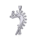 Viking Age Dragon of Birka Silver Pendant TPD4390