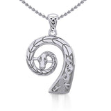 Prow Head of Viking Ship Silver Pendant TPD4393 - Jewelry