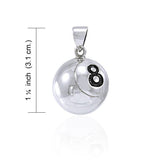 Pool Ball Silver Pendant TPD4471 - Jewelry