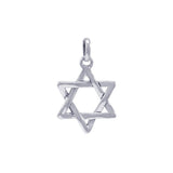 Star of David Sterling Silver Pendant TPD4592 by TPD4592