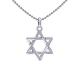 Star of David Sterling Silver Pendant TPD4592 by TPD4592