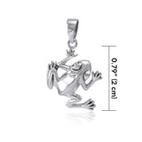 Frog Sterling Silver Pendant TPD4619 - Jewelry