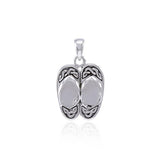 Celtic Knot Sandals Sterling Silver Pendant TPD4621 - Jewelry