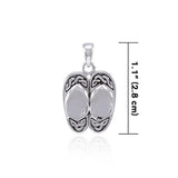 Celtic Knot Sandals Sterling Silver Pendant TPD4621 - Jewelry
