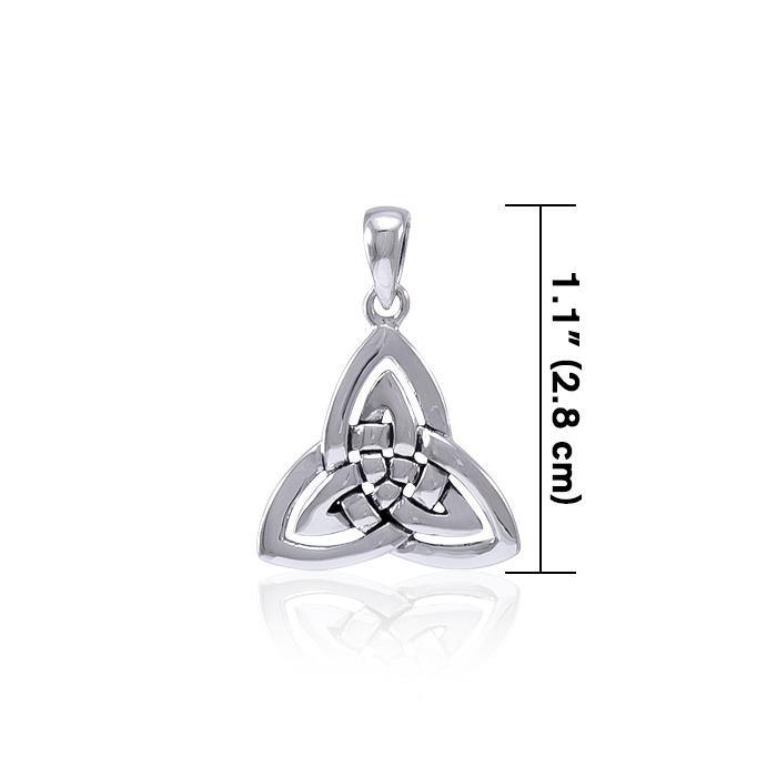 Celtic Double Trinity Knot Pendant TPD4633 - Jewelry