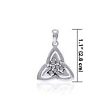 Celtic Double Trinity Knot Pendant TPD4633 - Jewelry