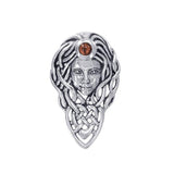 Celtic Queen Maeve Sterling Silver Pendant TPD4734