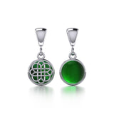 Reversible Celtic Knotwork Silver Pendant TPD475 - Jewelry