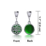 Reversible Celtic Knotwork Silver Pendant TPD475 - Jewelry