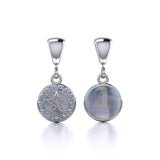 Silver Moon Phases The Star Flip Pendant TPD477 - Jewelry