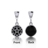 Silver Moon Phases The Star Flip Pendant TPD477 - Jewelry