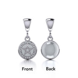 Silver Moon Phases The Star Flip Pendant TPD477 - Jewelry