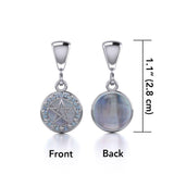 Silver Moon Phases The Star Flip Pendant TPD477 - Jewelry