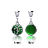 Silver Om Flip Pendant TPD478 - Jewelry