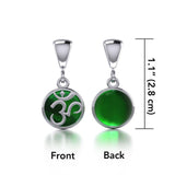 Silver Om Flip Pendant TPD478 - Jewelry