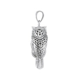 Sterling Silver Celtic Owl Pendant TPD4860 - Jewelry