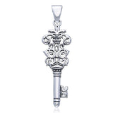 Key of Knowledge Silver Celtic Pendant TPD487