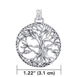 Tree of Life Sterling Silver Pendant TPD4915 - Jewelry