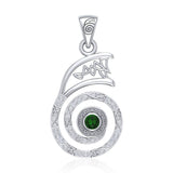 The Reiki Dai Ko Myo Sterling Silver Pendant with Gemstone TPD4924 - Jewelry