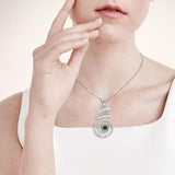 The Reiki Dai Ko Myo Sterling Silver Pendant with Gemstone TPD4924 - Jewelry