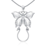 Butterfly Silver Charm Holder Pendant TPD5080 - Jewelry