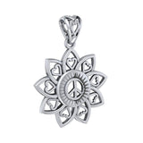 The Flower of Unity Silver Pendant TPD5132 - Jewelry
