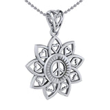 The Flower of Unity Sterling Silver Pendant TPD5132