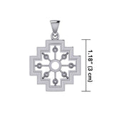 A symbol of the old cultures ~ Sterling Silver Inka Cross Pendant TPD5148 - Jewelry