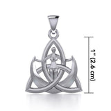The majestic power of three ~ Silver Trinity Goddess Pendant TPD5150 - Jewelry