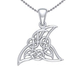 Celtic Shark Fin Silver Pendant TPD5167 - Jewelry