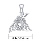 Celtic Shark Fin Silver Pendant TPD5167 - Jewelry