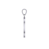 Horseshoe with Lucky Number Snake Pendant TPD5170 - Jewelry