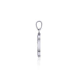 Celtic Crescent Moon Silver Pendant TPD5235 - Jewelry